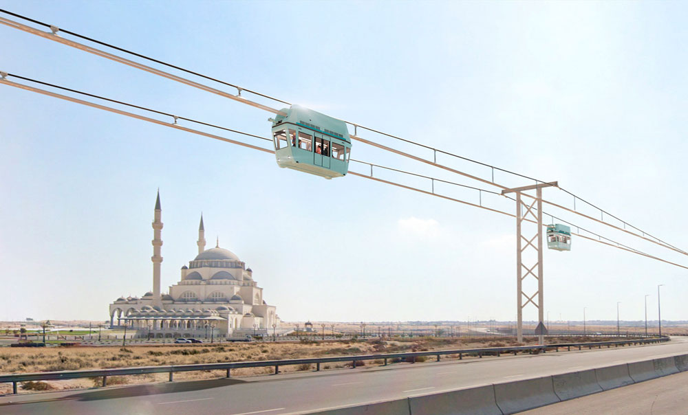 uSky Transport: Architectural visualization — when innovations become part of the cultural landscape